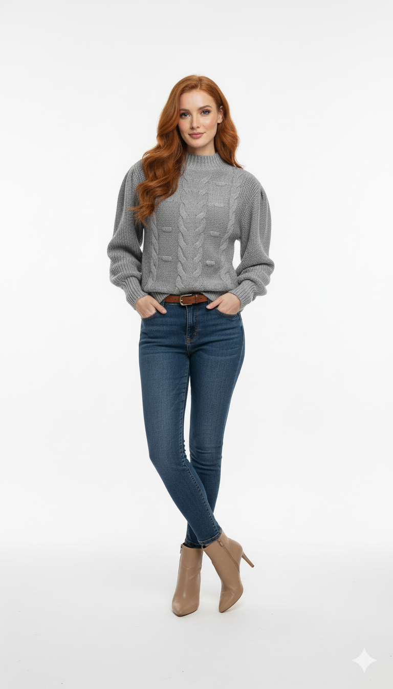 Blusa Trançada Pipoquinha