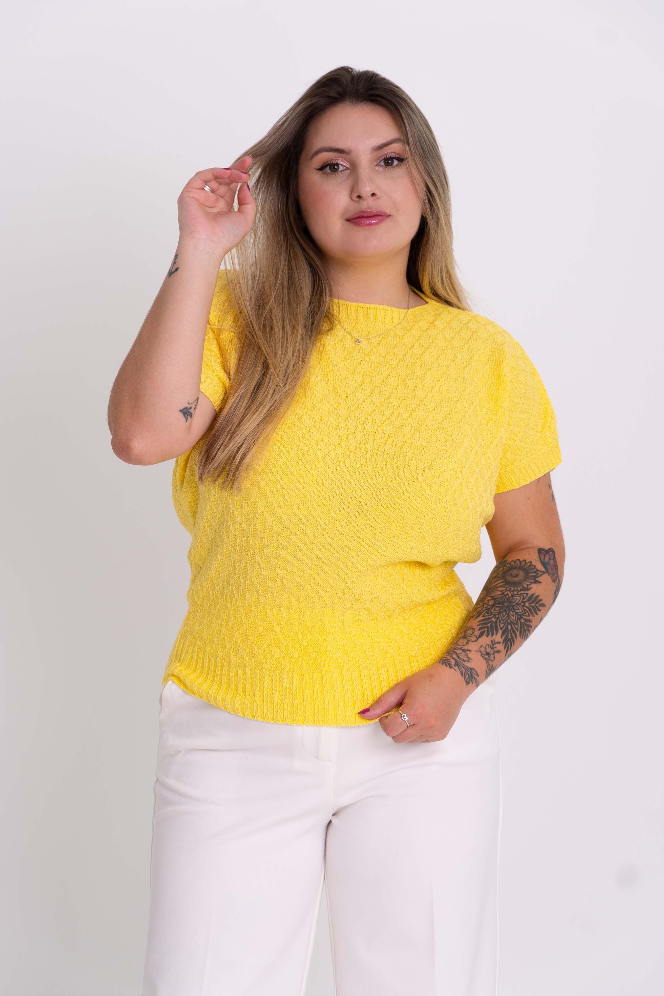 Blusinha Morcego Modal Trabalhada