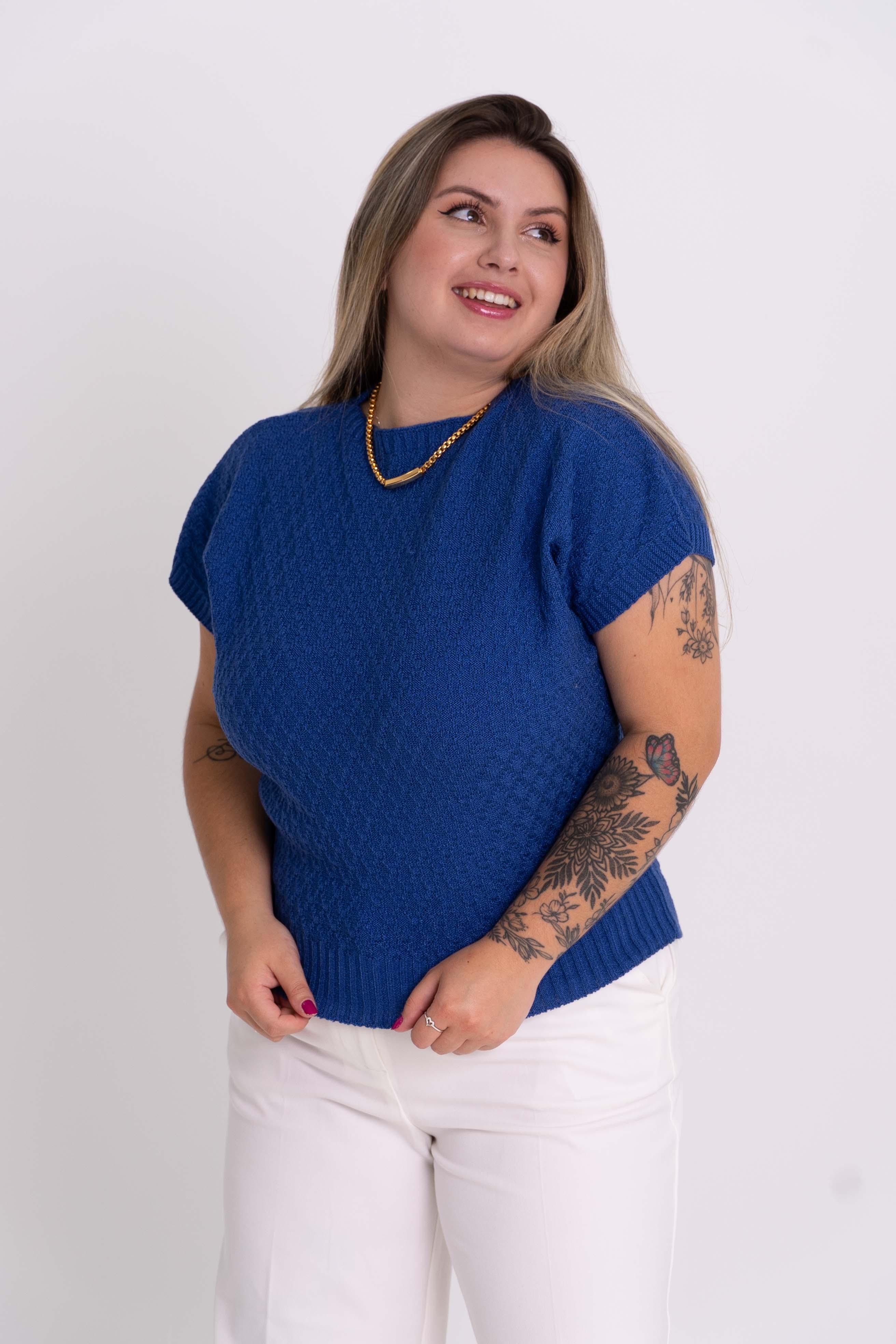 Blusinha Morcego Modal Trabalhada