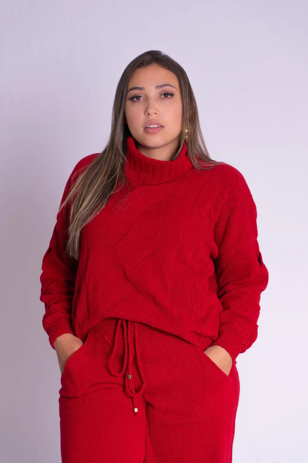 Conjunto Pantalona Gola Rolê Tranças