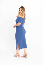 Vestido Ombro A Ombro Ondinhas