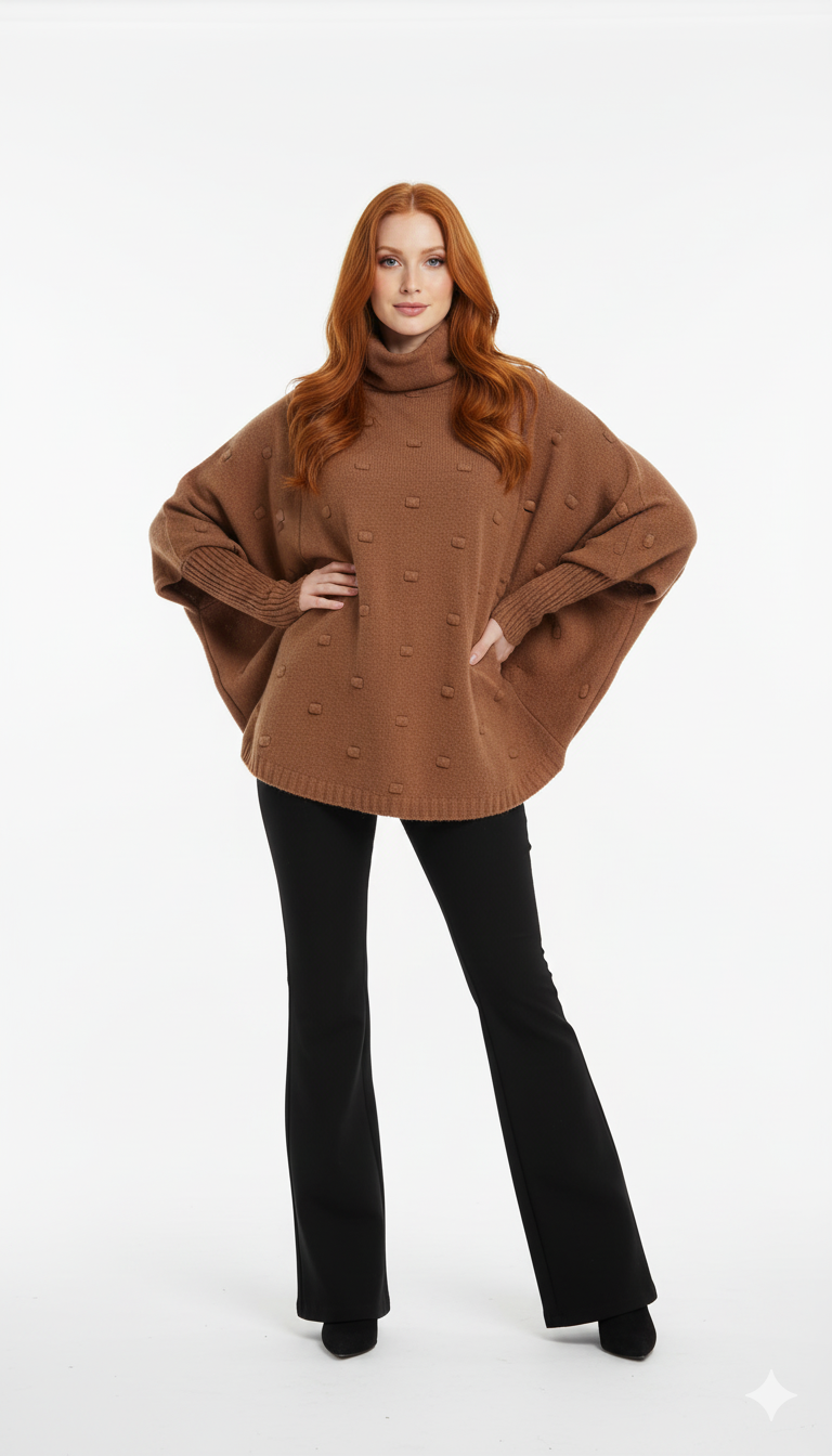 Poncho Pipoca Mousse