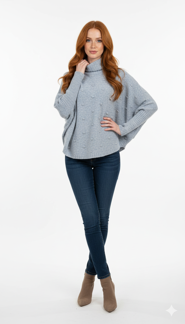 Poncho Pipoca Mousse