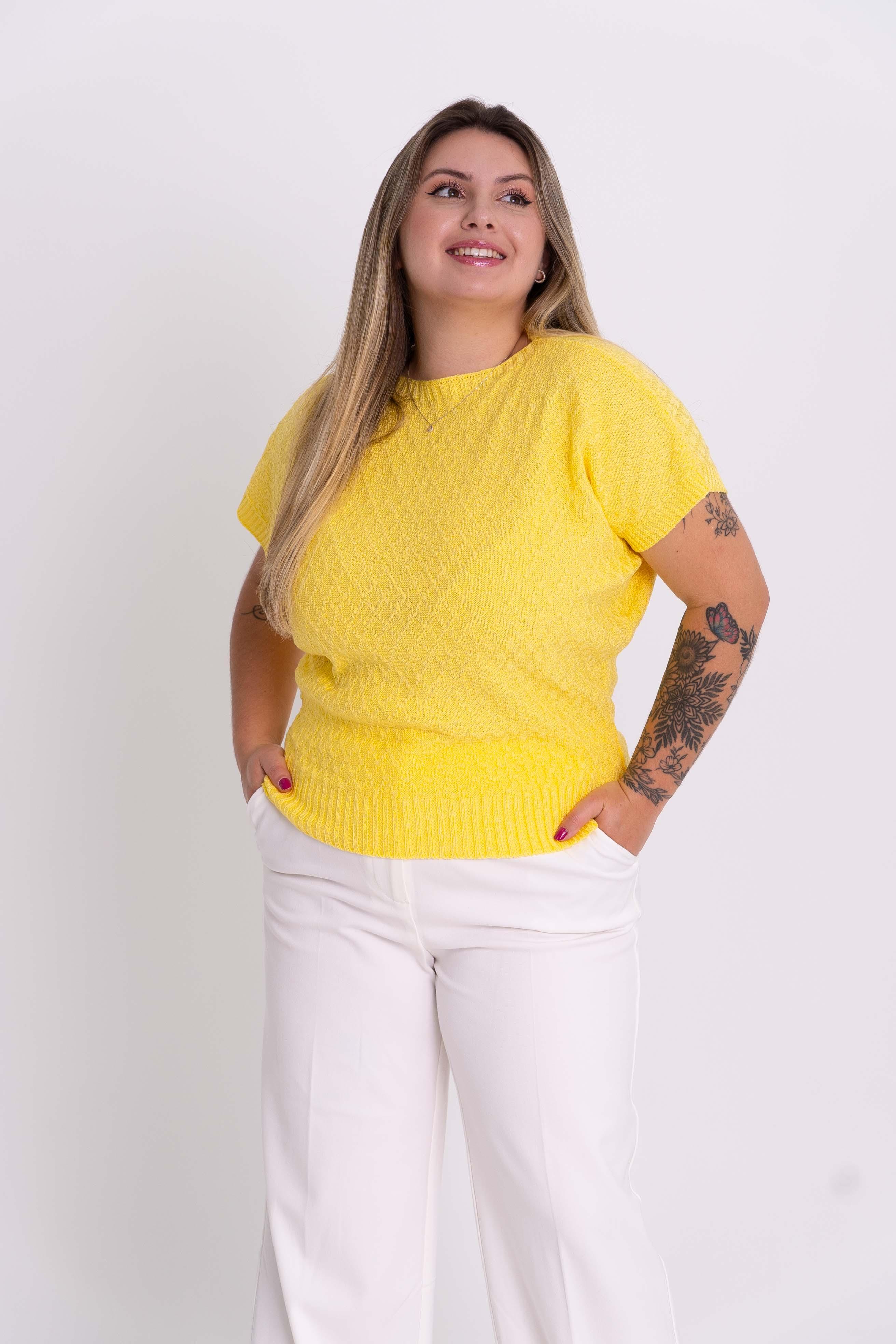 Blusinha Morcego Modal Trabalhada