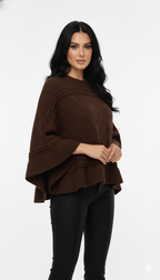 Poncho Trama Trançada