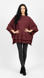 Poncho Trama Trançada