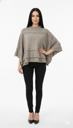 Poncho Trama Trançada