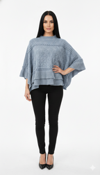 Poncho Trama Trançada