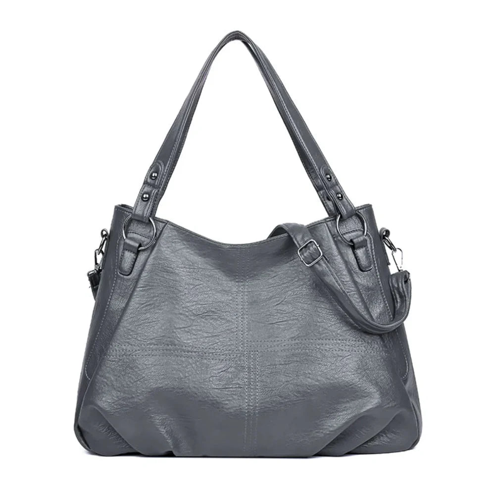 Bolsa de Couro Luxuosa com Grande Capacidade