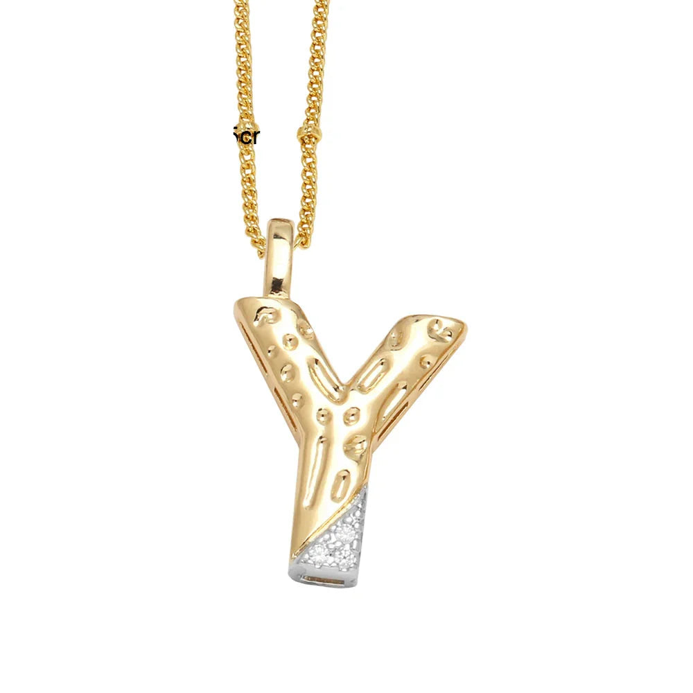 Colar Inicial Personalizado com Cristais FLOLA