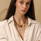 Colar Pingente Coração de Aço Inoxidável E.B.belle