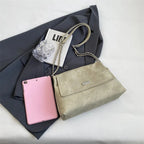 Elegante Bolsa Retro de Couro com Corrente para Mulheres