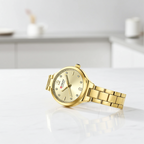 Relógio Luxuoso Curren Feminino em Aço Inoxidável