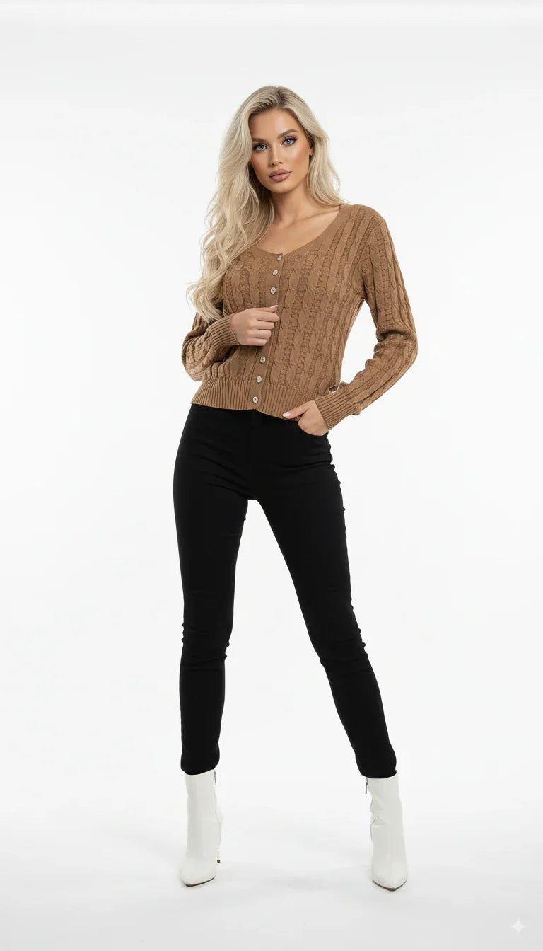 Casaquinho Trançado Furinhos