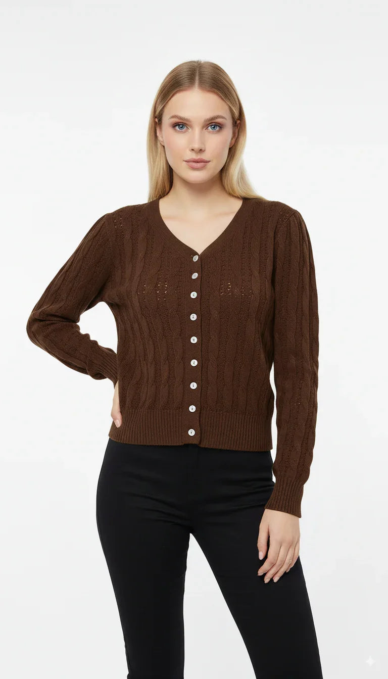 Casaquinho Trançado Furinhos