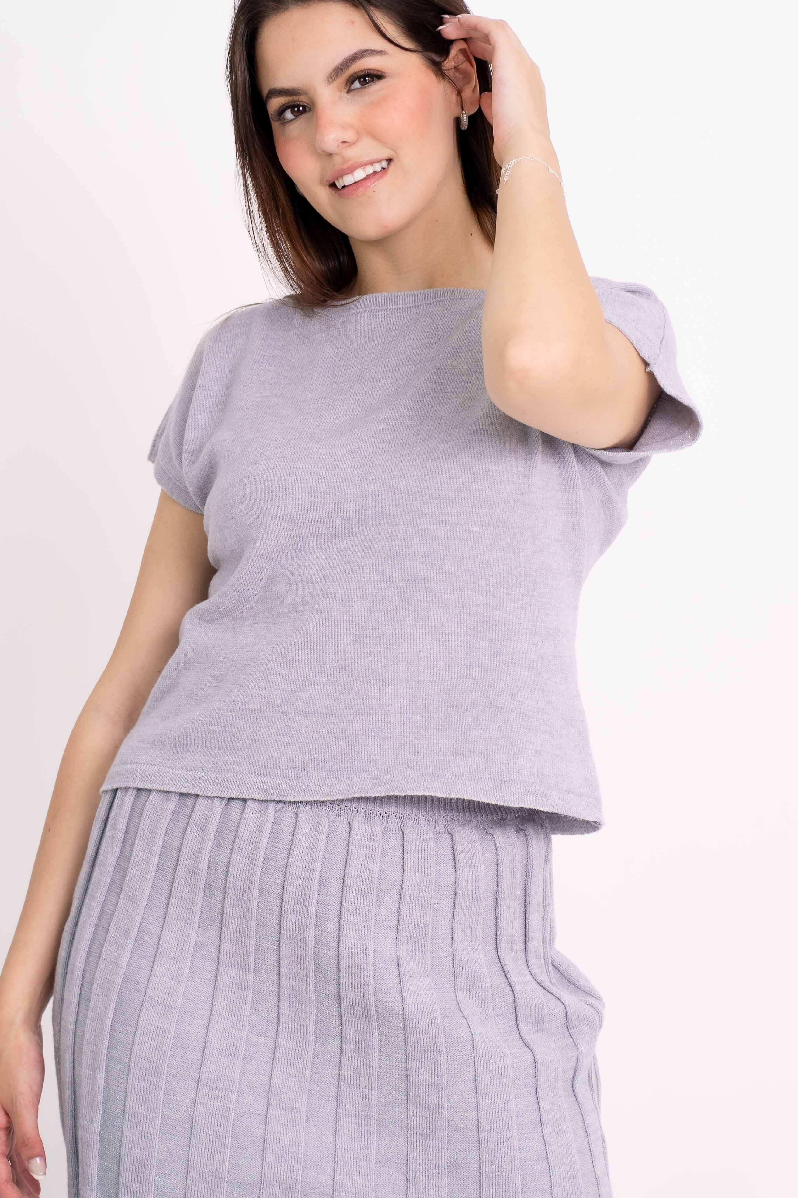 Conjunto Plissado Lurex