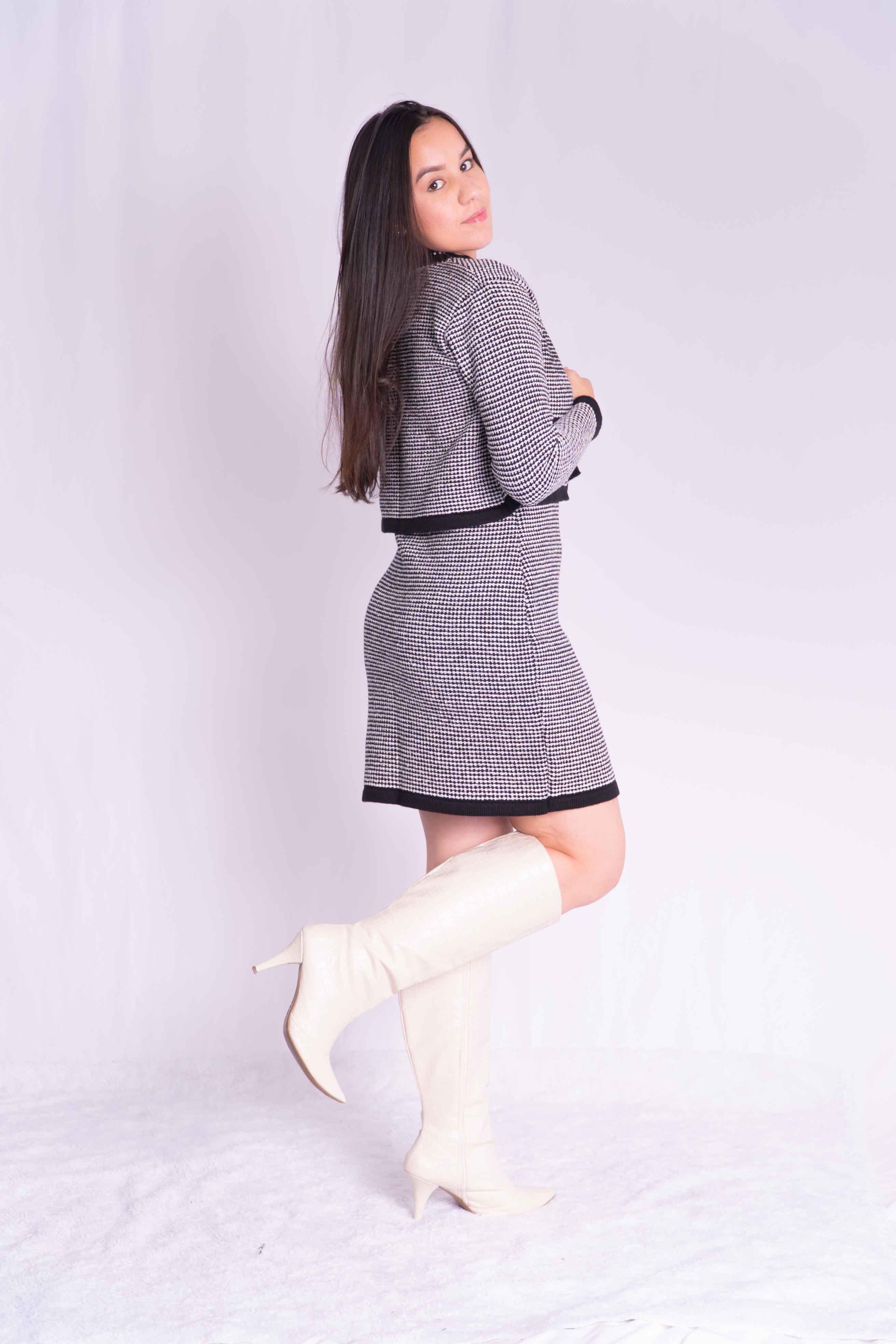 Conjunto Vestido E Casaquinho