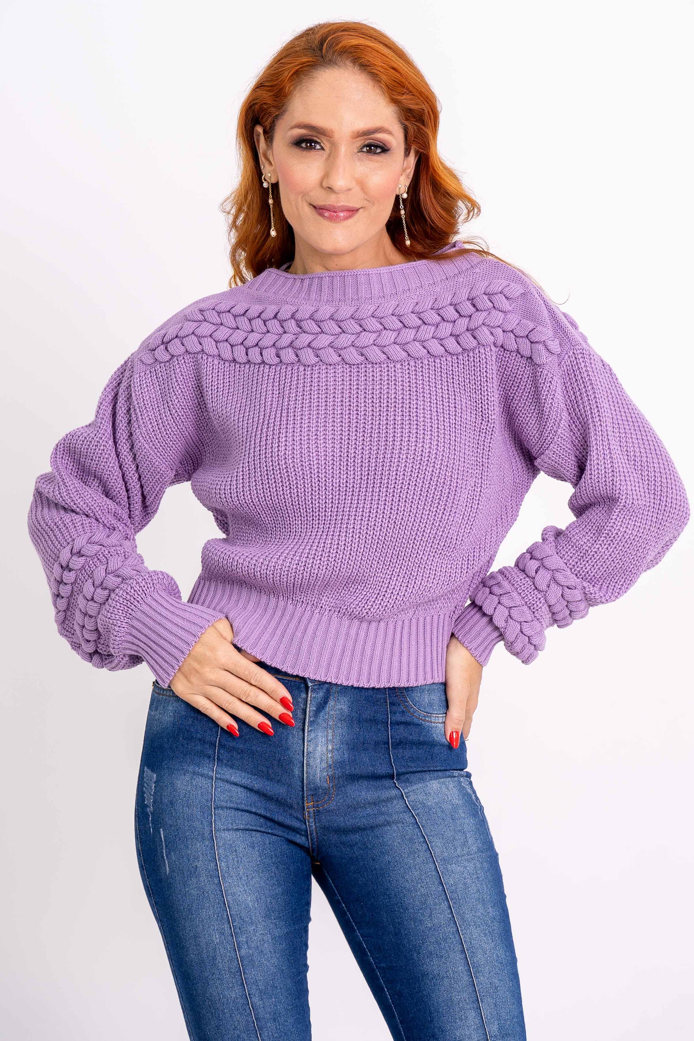 Blusa Tranças Na Gola