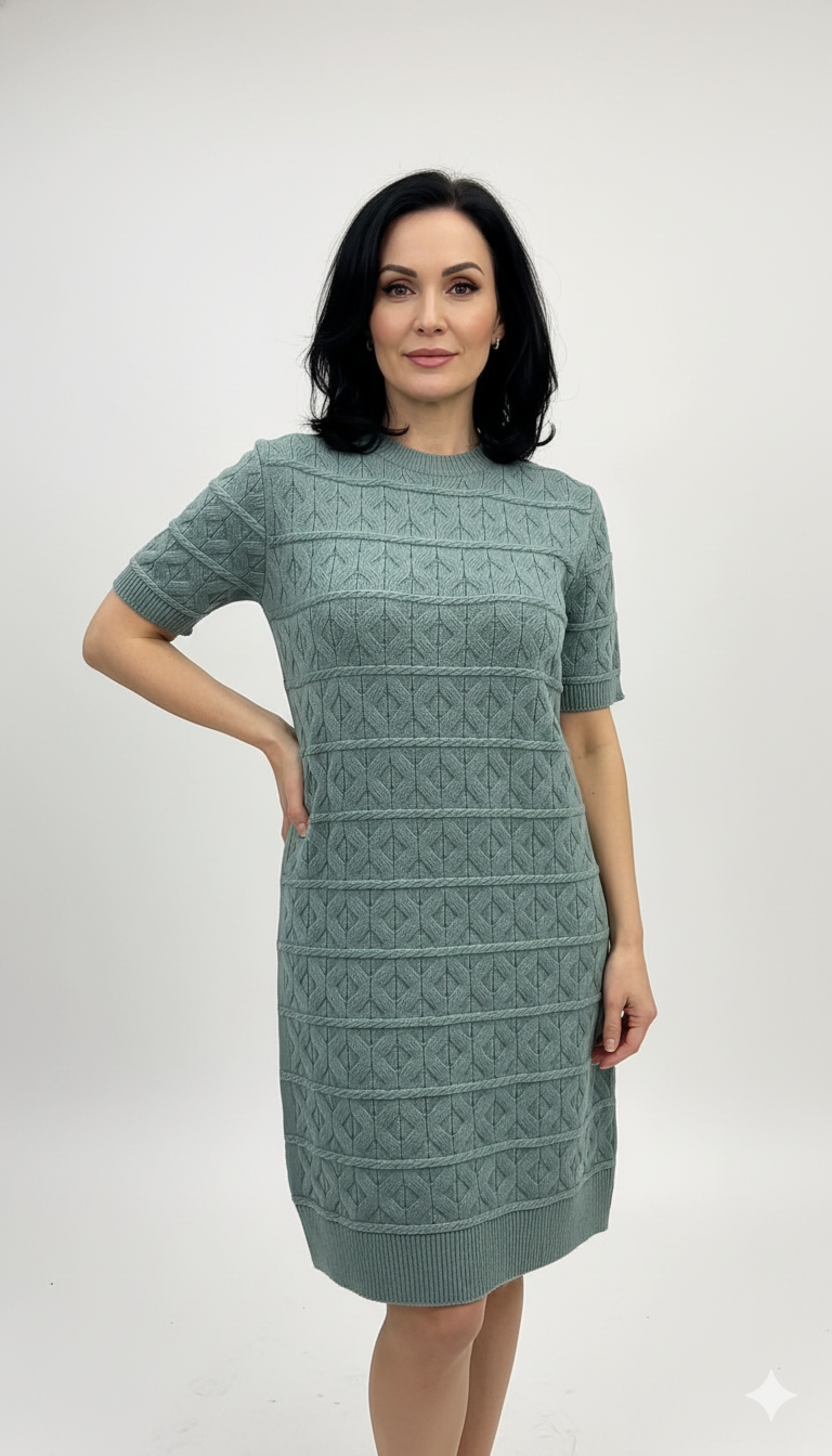 Vestido Trama Trançada