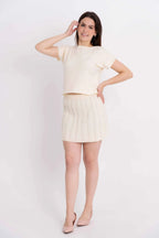 Conjunto Plissado Lurex